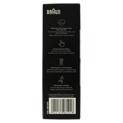 Braun Pulse oximeter 1.00 Stuks