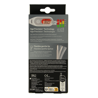 Braun Thermometer digitaal PRT2000 1.00 Stuks