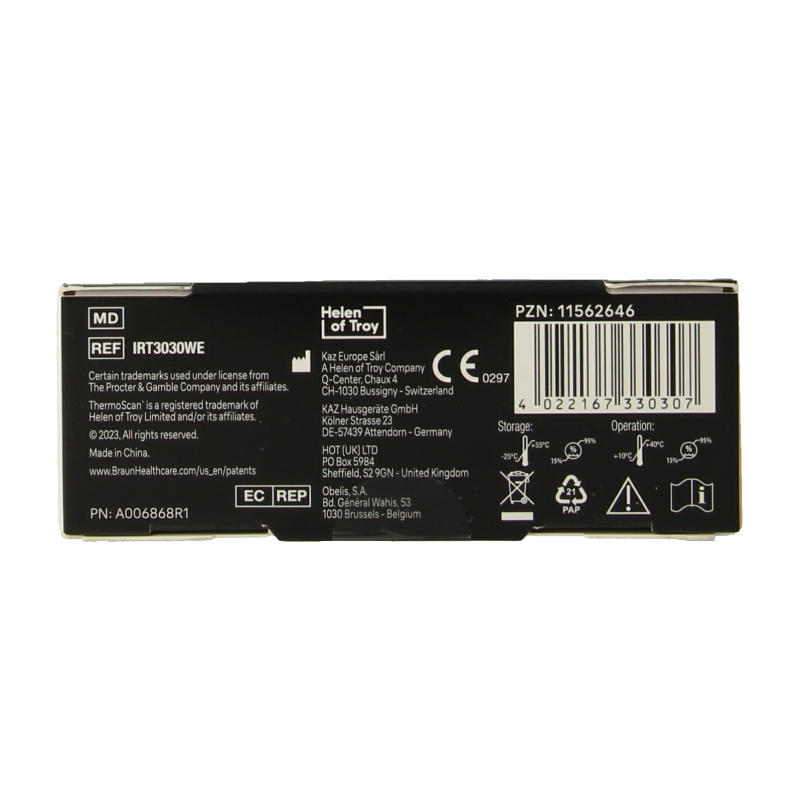 Braun Thermoscan IRT 3030WE 1 Stuks