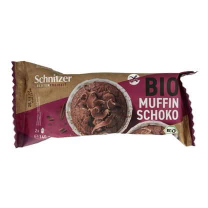 Schnitzer Muffin chocolate glutenvrij bio 140.00 Gram