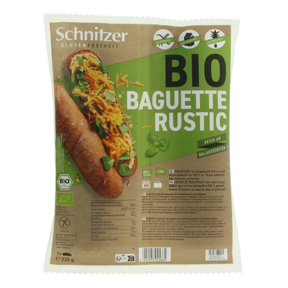 Schnitzer Baguette rustic 160 gram glutenvrij bio 2.00 Stuks