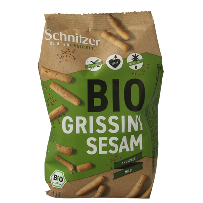 Schnitzer Grissini sesam glutenvrij bio 100.00 Gram