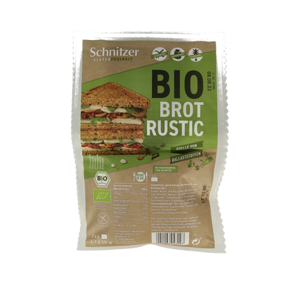 Schnitzer Bread'n toast dark glutenvrij bio 430.00 Gram