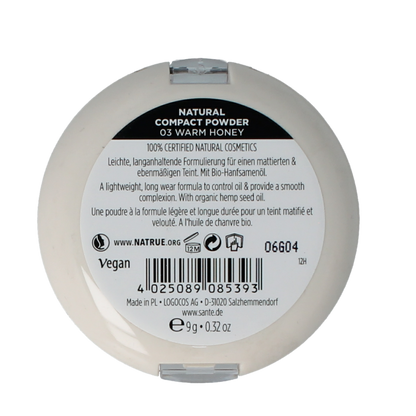 Sante Compact powder 03 warm honey 9.00 Gram