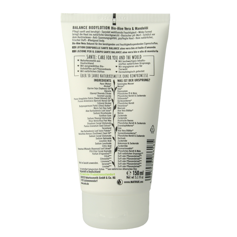 Sante Balance bodylotion 150 Milliliter