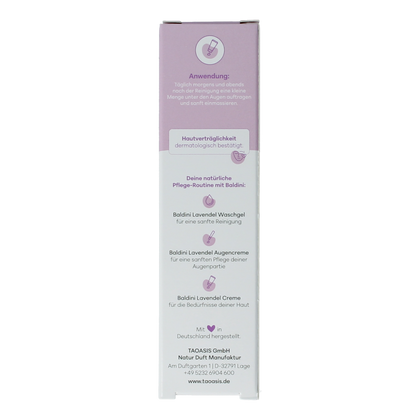 Baldini Oogcreme lavendel regenererend demeter 15.00 Milliliter