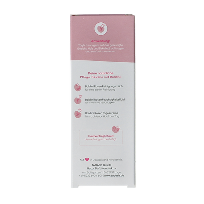 Baldini Dagcreme rijk rose demeter 50.00 Milliliter