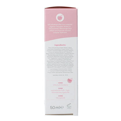 Baldini Nachtcreme rijk rose demeter 50.00 Milliliter
