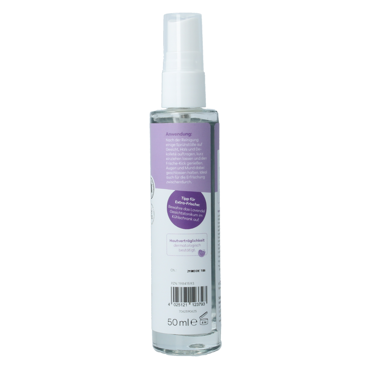 Baldini Gezichtstonic lavendel hydrolaat demeter 50.00 Milliliter