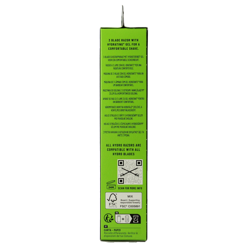 Wilkinson Hydro 3 razor skin protection 1 Stuks