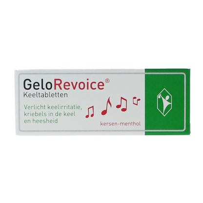 Gelorevoice Keeltabletten kersen - menthol 10.00 Tabletten