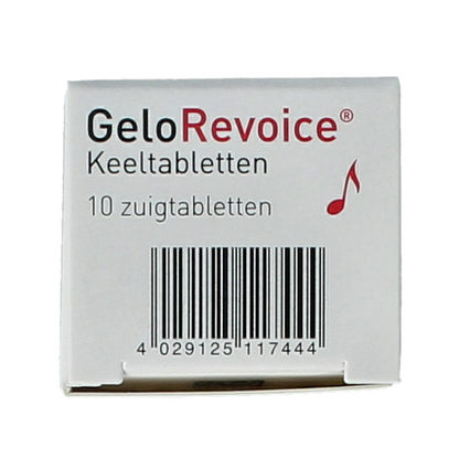 Gelorevoice Keeltabletten kersen - menthol 10.00 Tabletten