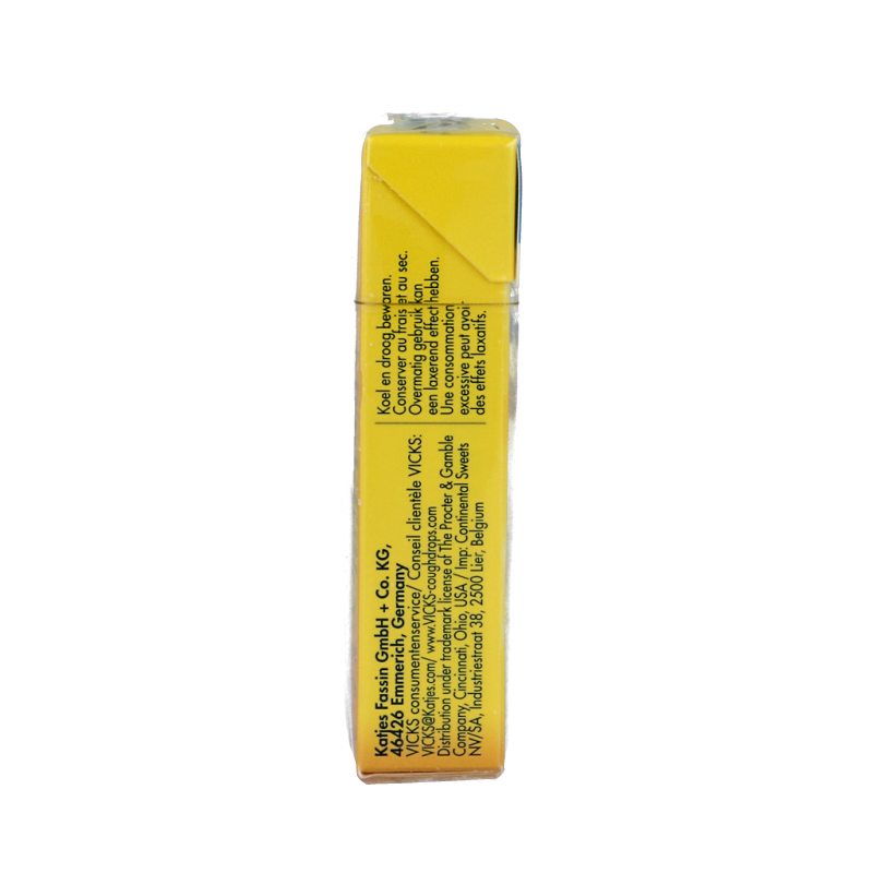 Vicks Citroen menthol suikervrij 40 Gram