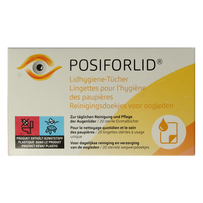 Posiforlid Posiforlid reinigsdoekjes oogleden 20 Stuks