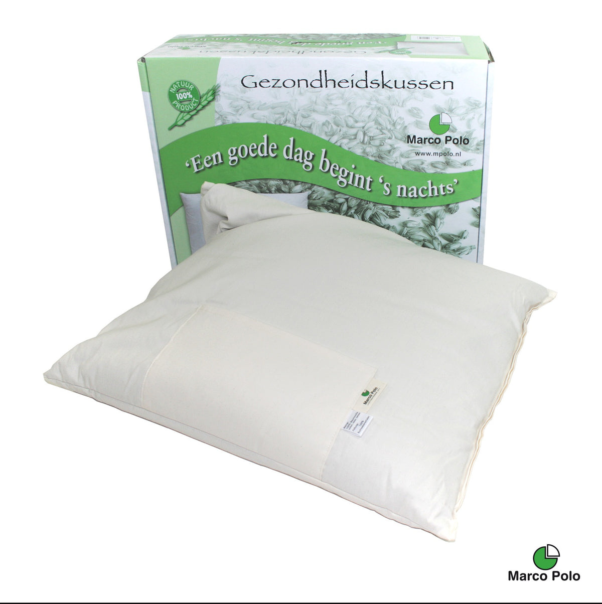 Marco Polo Boekweit kussen 60 x 70cm met ritssluiting 1.00 Stuks