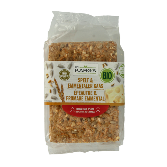 Dr. Karg's Spelt met emmenthaler bio 200 Gram