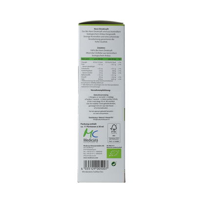 Medicura Noni 100% sap bio 330.00 Milliliter