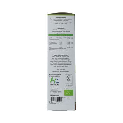 Medicura Noni 100% sap bio 330.00 Milliliter