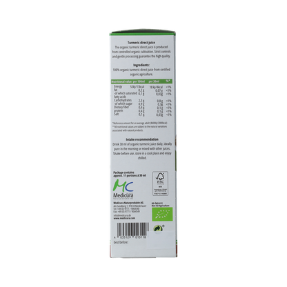 Medicura Curcuma 100% sap Bio 330.00 Milliliter