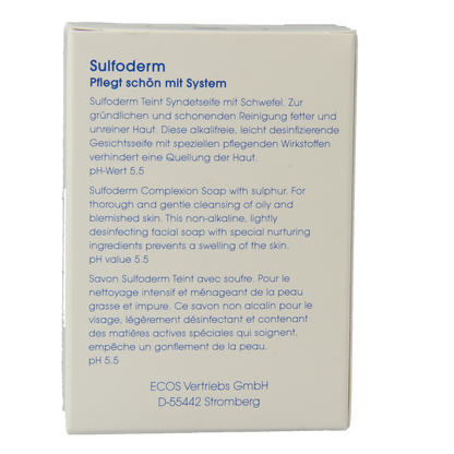 Sulfoderm S teint syndet soap 100 Gram
