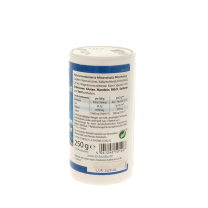 Dr. Jacob's Basisch bloeddrukzout 250.00 Gram
