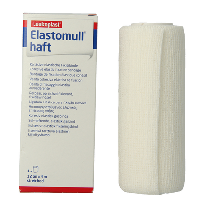 Elastomull Fixatiewindsel haft 4m x 12cm 45474 1 Stuks
