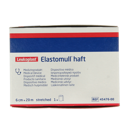 Elastomull Fixatiewindsel haft 20m x 6cm 45476 beige/wit 1 Stuks