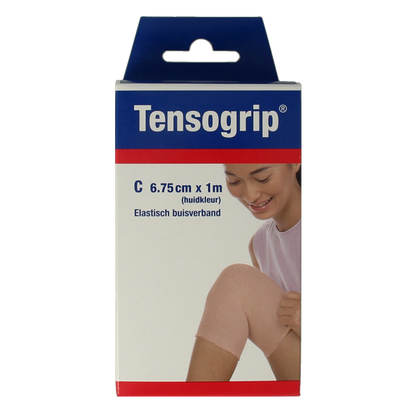 Tensogrip Elastisch buisverband C 1m x 6.75cm huidkleur 1.00 Stuks