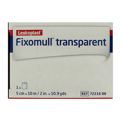 Fixomull Transparent 10m x 5cm 7221600  1 Stuks