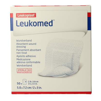 Leukomed Wondverband 7.2 x 5cm steriel 50.00 Stuks