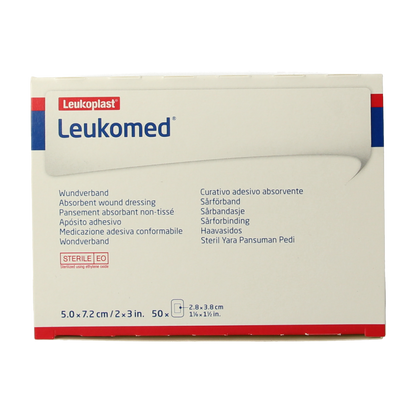 Leukomed Wondverband 7.2 x 5cm steriel 50.00 Stuks
