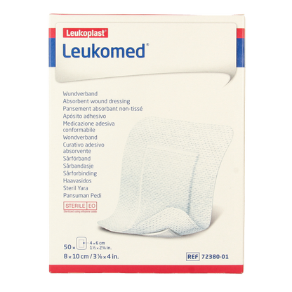 Leukomed Wondverband 8.0 x 10cm steriel 50 Stuks