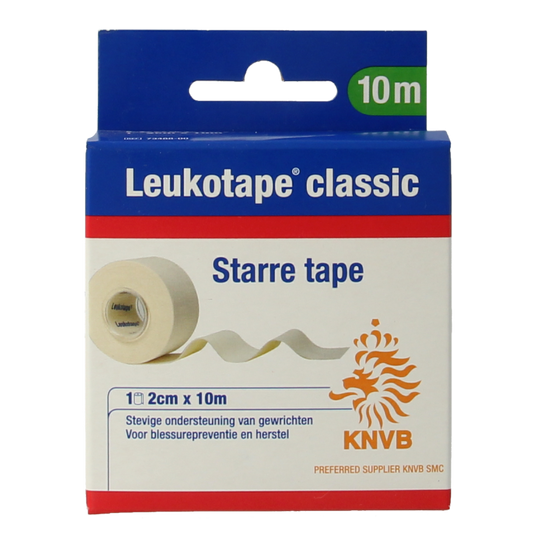 Leukotape Classic starre tape 2cm x 10m 1 Stuks