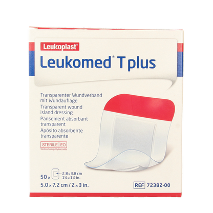 Leukomed Transparant wondverband T plus 7.2 x 5cm 50.00 Stuks