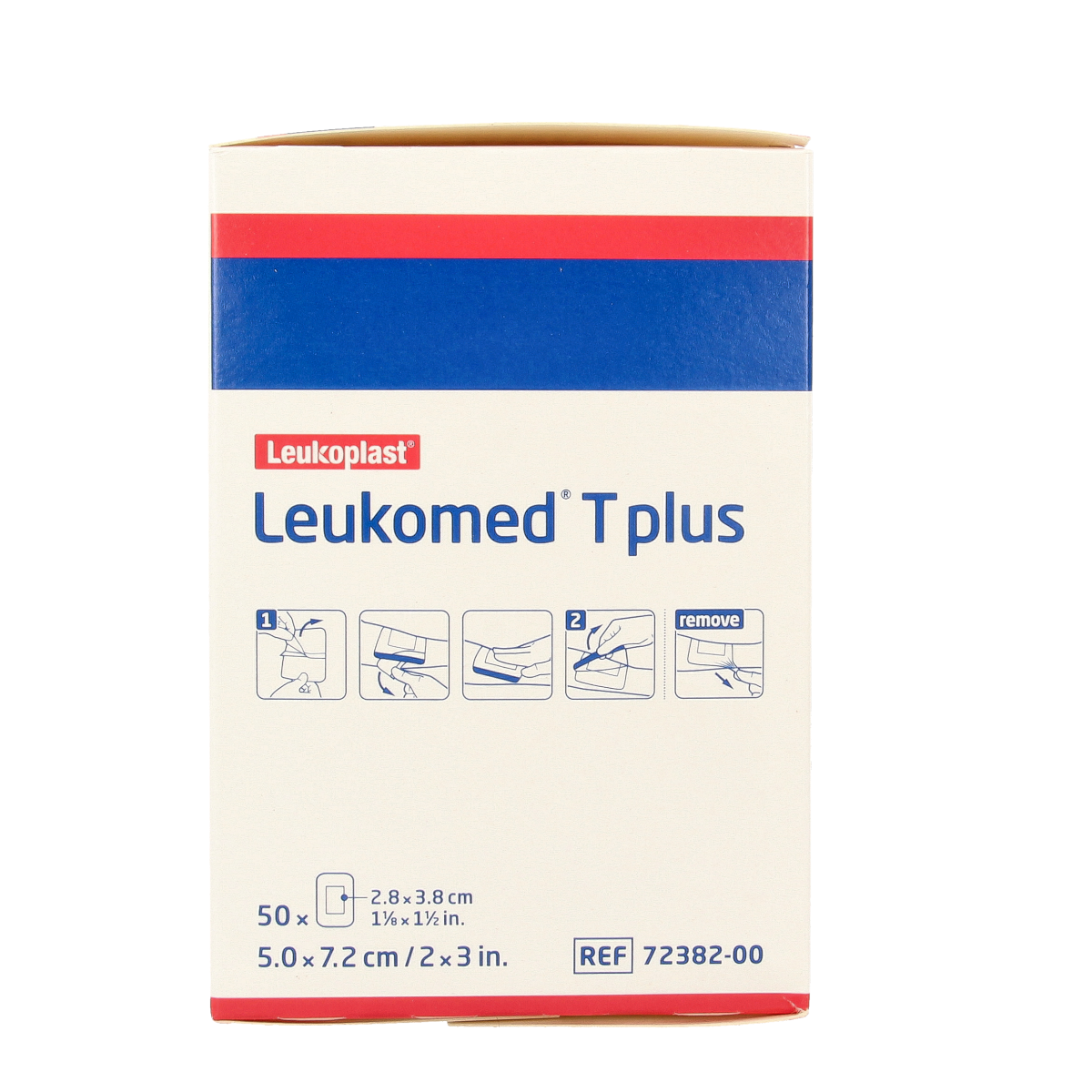 Leukomed Transparant wondverband T plus 7.2 x 5cm 50.00 Stuks