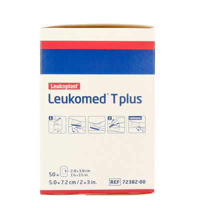 Leukomed Transparant wondverband T plus 7.2 x 5cm 50.00 Stuks