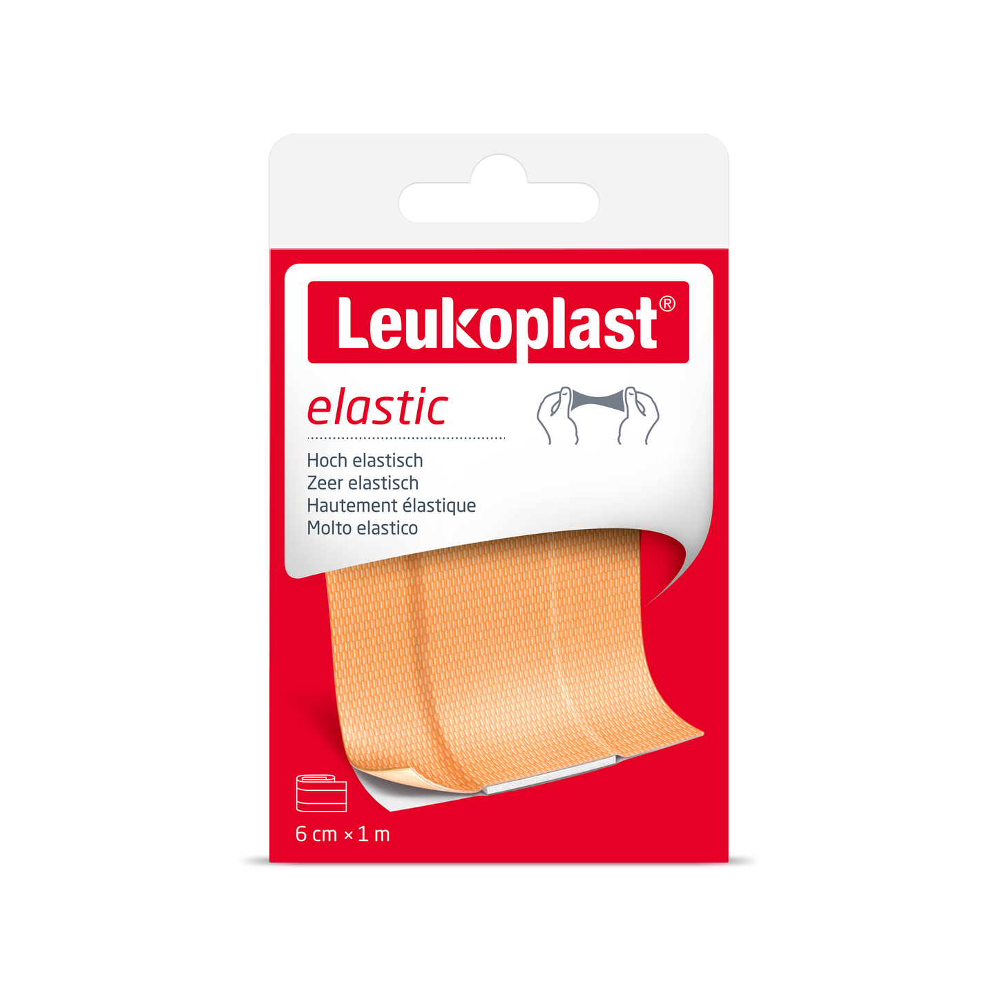 Leukoplast Elastic 1m x 6cm 1.00 Stuks
