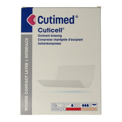 Cuticell Zalfgaas 7.5 x 7.5cm 10 Stuks
