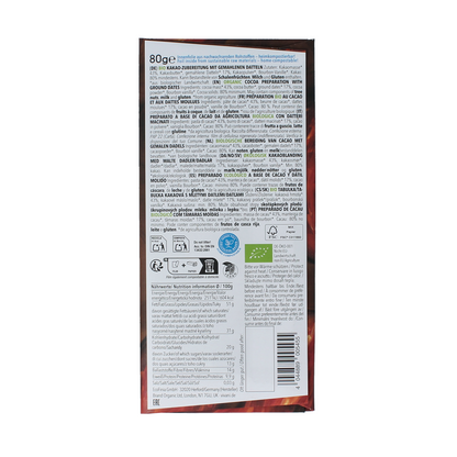 Vivani Fine dark date sugar 80% cacao bio 80.00 Gram