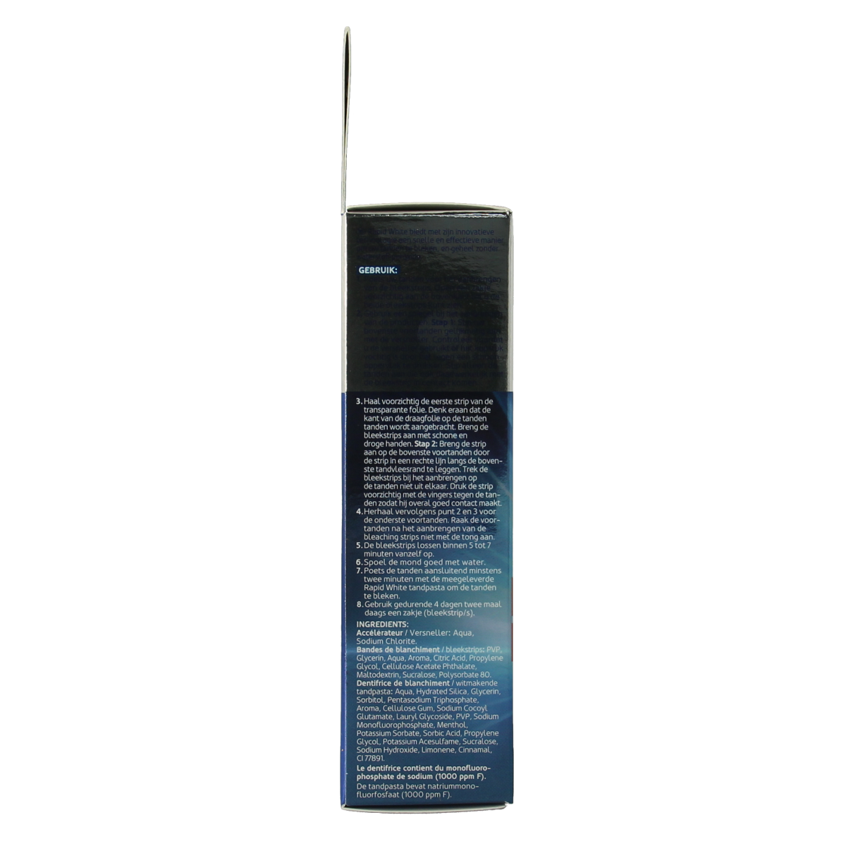 Rapid White Bleaching strips 8.00 Sachets