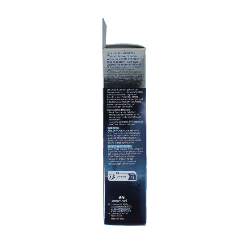 Rapid White Express white tandpasta 75 Milliliter