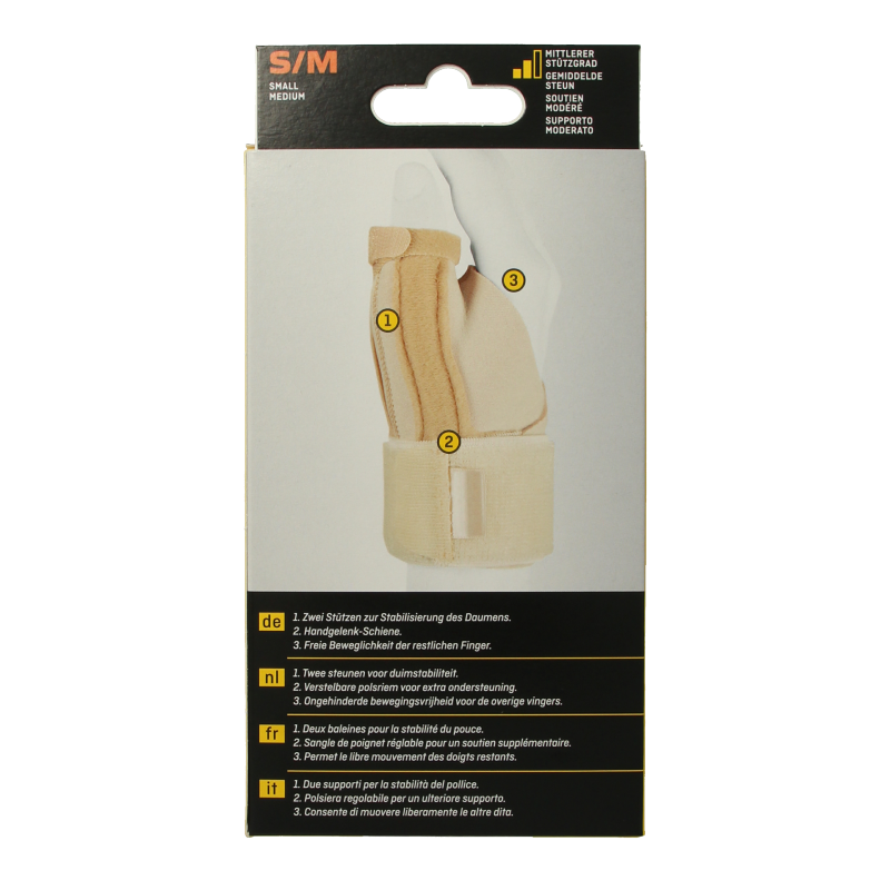Futuro Deluxe duimspalk maat S/M  1 Stuks