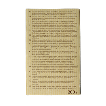 Bel Nature Wattenstaafjes 200.00 Stuks