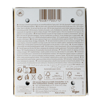 Bel Nature Wattenstaafjes baby 60 Stuks