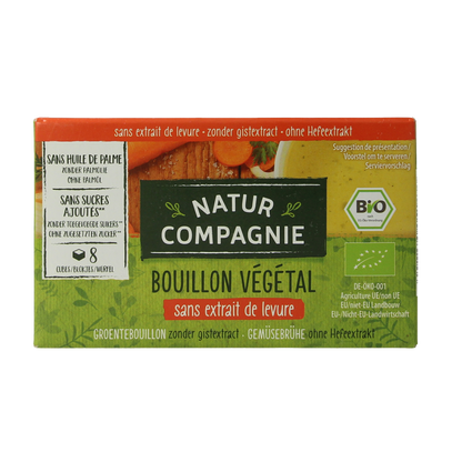 Natur Compagnie Groentebouillon zonder gist bio 8.00 Stuks