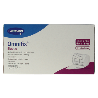 Hartmann Omnifix fixatiepleister 10m x 15 elastisch 1 Stuks