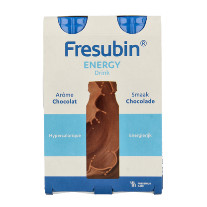 Fresubin Energy drink chocolade 200ml 4 Stuks