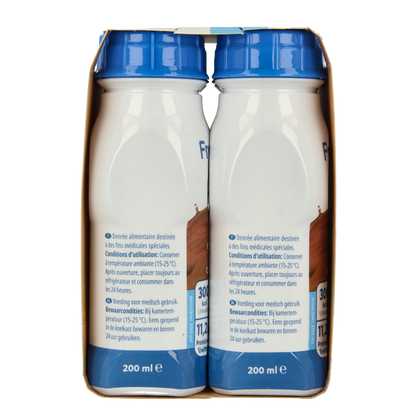 Fresubin Energy drink chocolade 200ml 4 Stuks