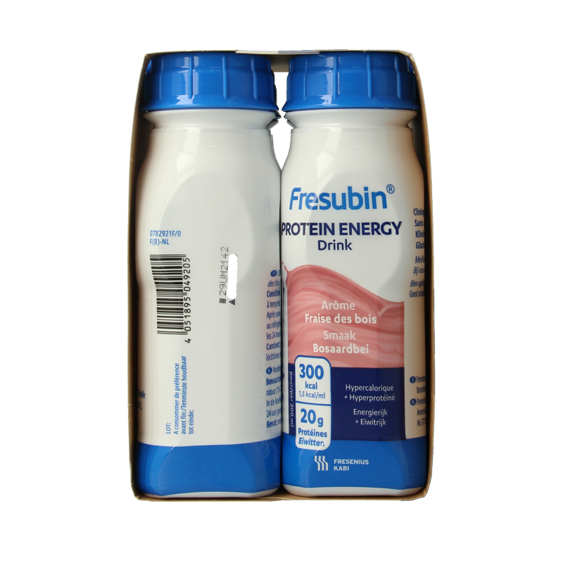 Fresubin Protein bosaardbei 200ml 4 Stuks