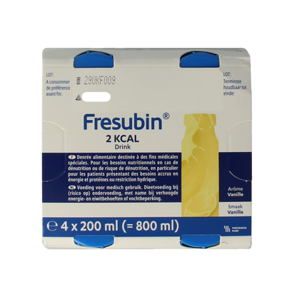 Fresubin 2Kcal drink vanille 200ml 4 Stuks